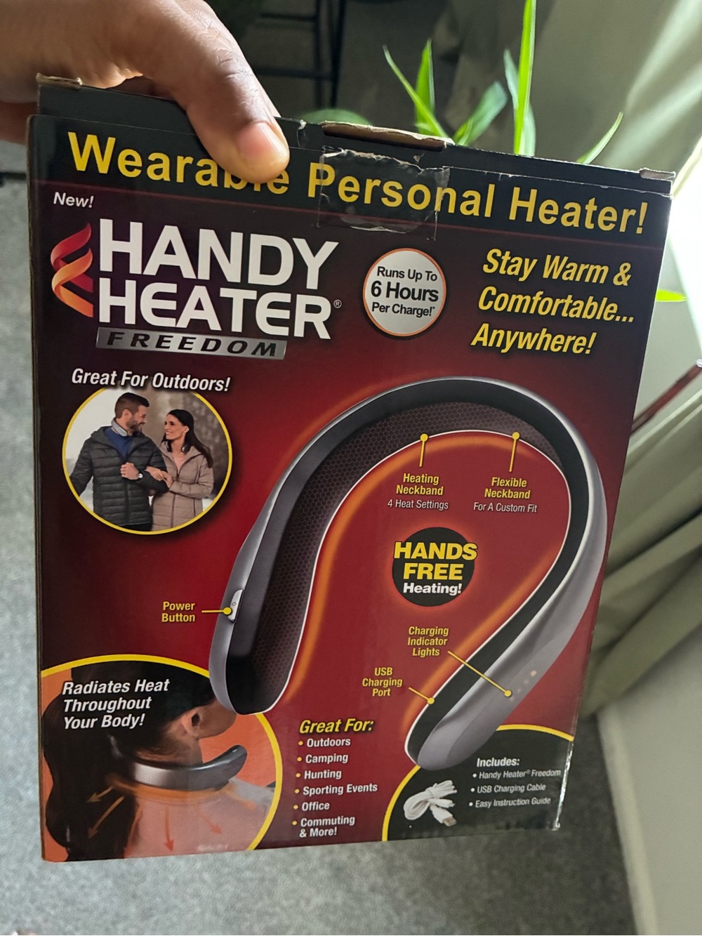Handy Heater Freedom Wearable Personal Heater -
